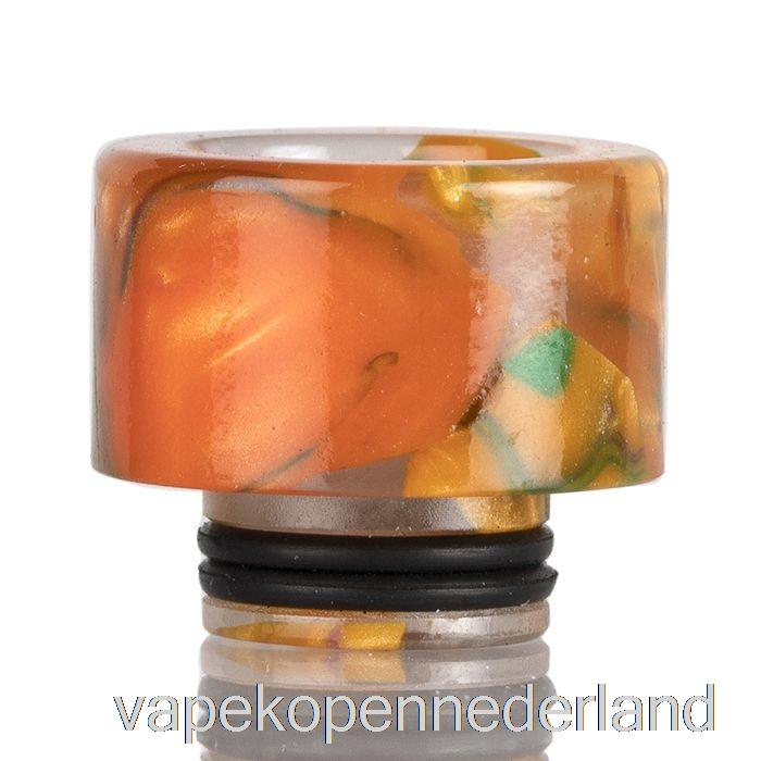 Elektronische Sigaret Vape 510 Harsdruppeltip Met Brede Boring Oranje
